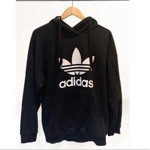 Women’s Adidas Black Trefoil Hoodie